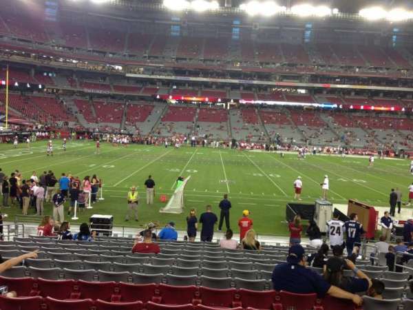 State Farm Stadium, section: 132, row: 12, seat: 8