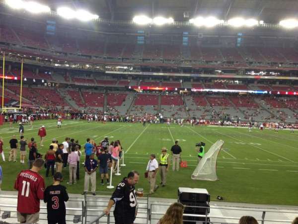 State Farm Stadium, section: 132, row: 7, seat: 18