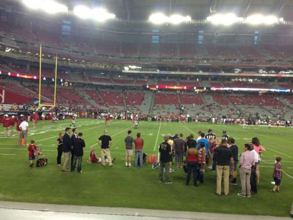 State Farm Stadium, section: 133, row: 2, seat: 5