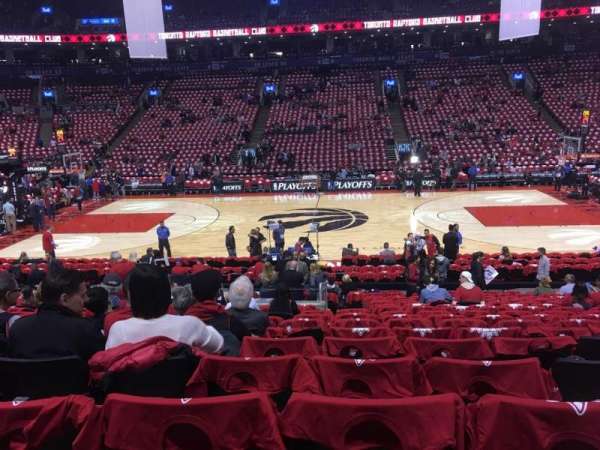 Scotiabank Arena, section: 108, row: 17, seat: 9