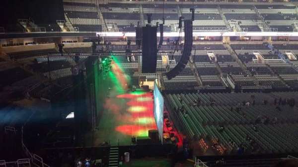 SAP Center, section: 217, row: 2, seat: 6