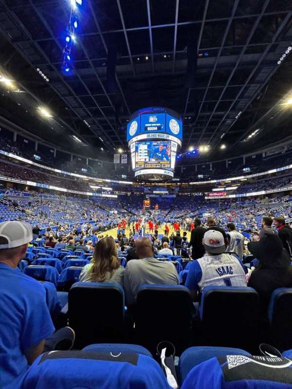 Kia Center, section: 110, row: 10, seat: 6