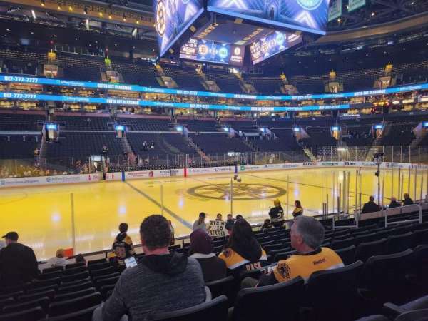 TD Garden, section: 13, row: 11, seat: 13
