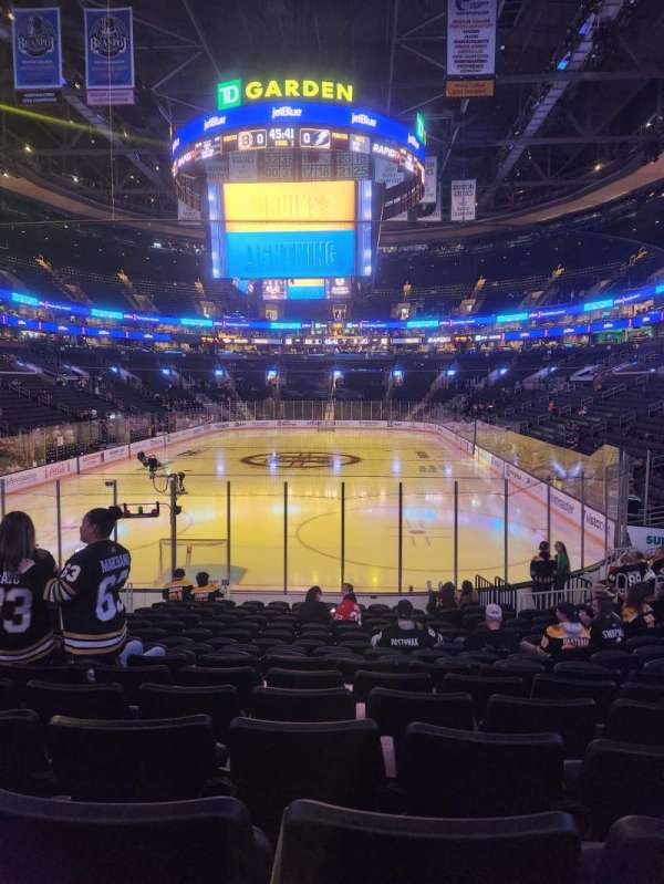 TD Garden, section: 17, row: 16, seat: 18