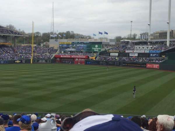 Kauffman Stadium, section: 246, row: BB, seat: 5