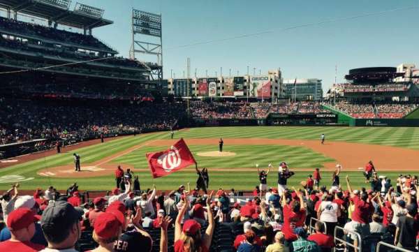 Nationals Park, section: 128, row: BB, seat: 8