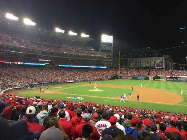 Nationals Park, section: 130, row: NN, seat: 1