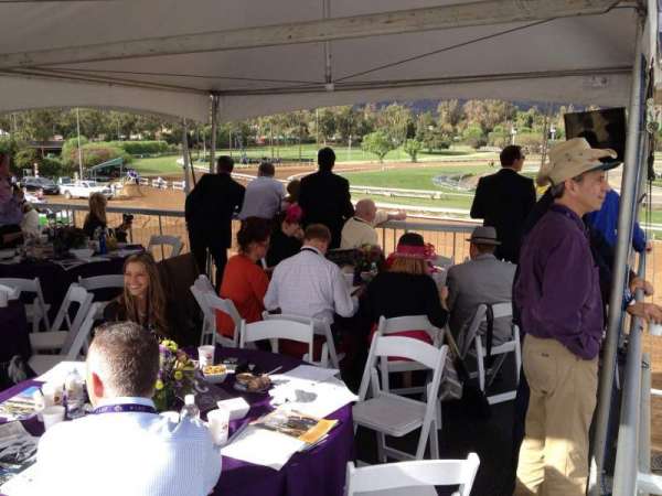 Santa Anita Park, section: Trackside Marquee