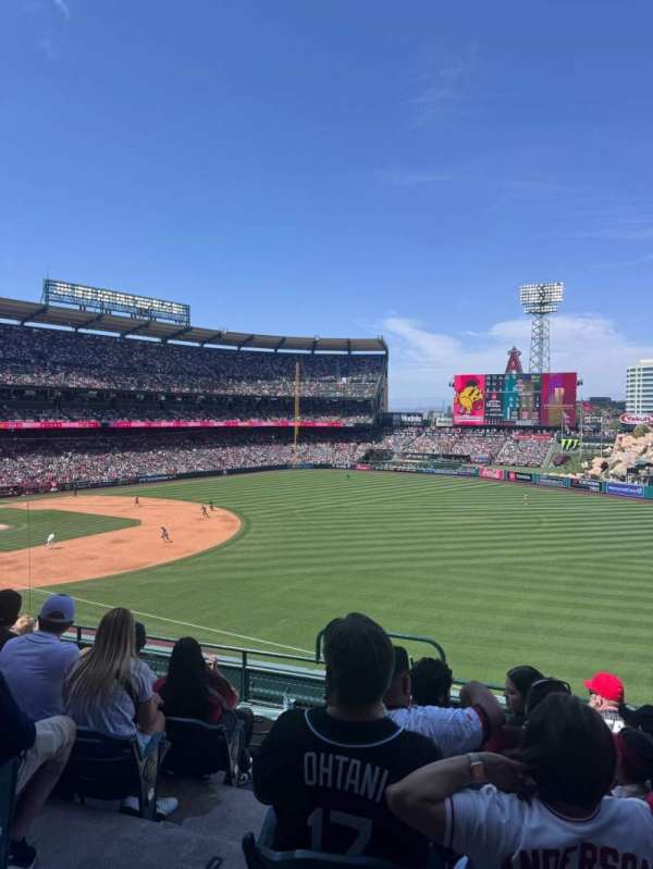 Angel Stadium, section: 343, row: F, seat: 2