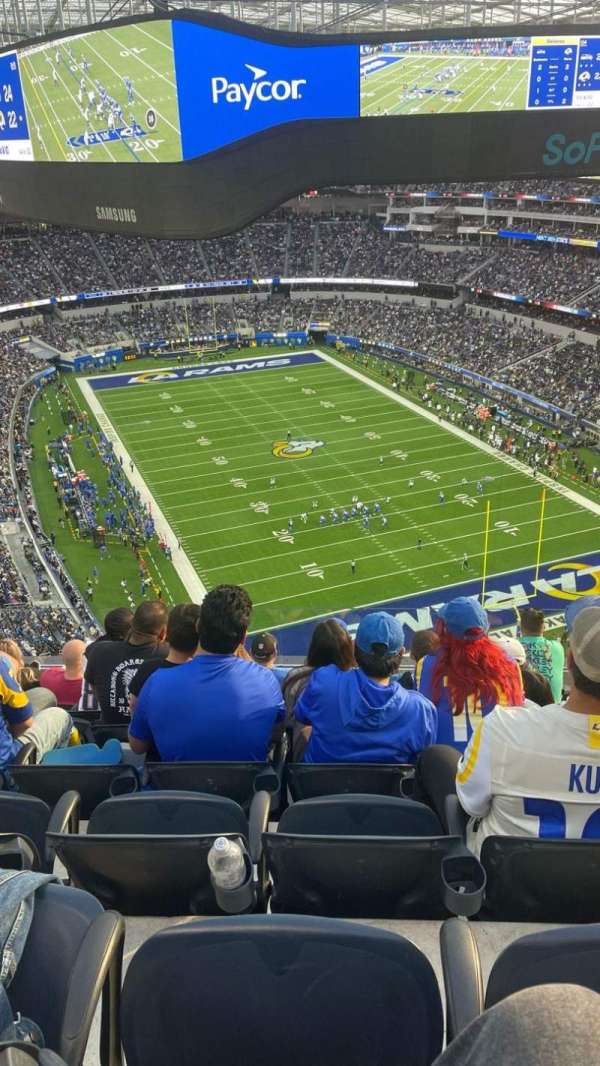 SoFi Stadium, section: 455, row: 7, seat: 16