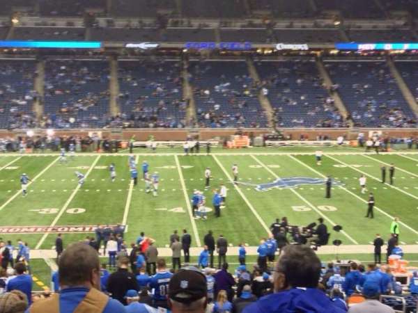 Ford Field, section: 105, row: 31, seat: 13