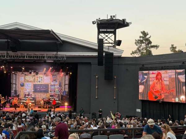 The Greek Theatre, section: B Right, row: B, seat: 2