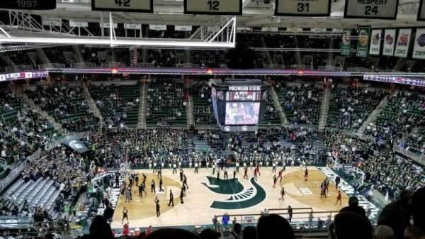 Breslin Center, section: 210, row: 11, seat: 108