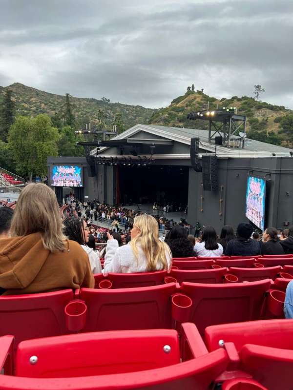 The Greek Theatre, section: South Terrace, row: H, seat: 46