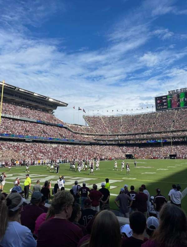 Kyle Field, section: 116, row: 6