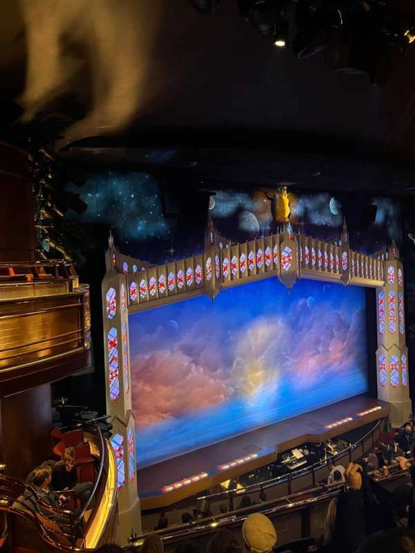 Prince of Wales Theatre, section: Circle, row: E, seat: 41