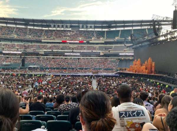 Lincoln Financial Field, section: 121, row: 28, seat: 11