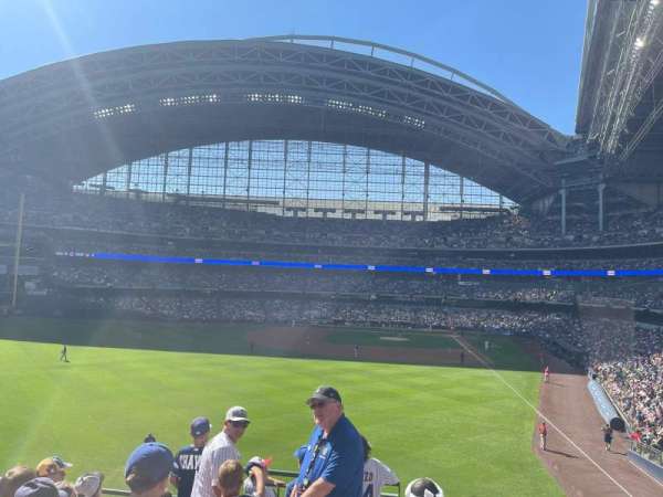 American Family Field, section: 234, row: 6, seat: 19
