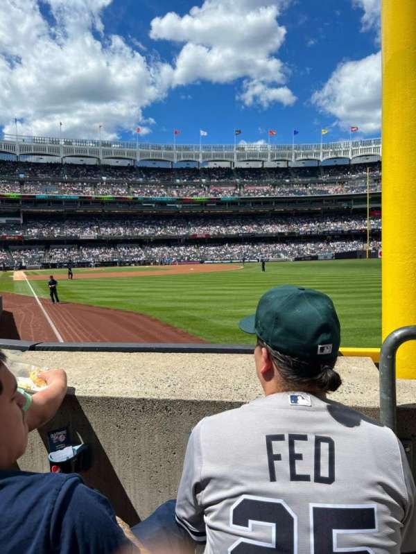 Yankee Stadium, section: 108, row: 3, seat: 1