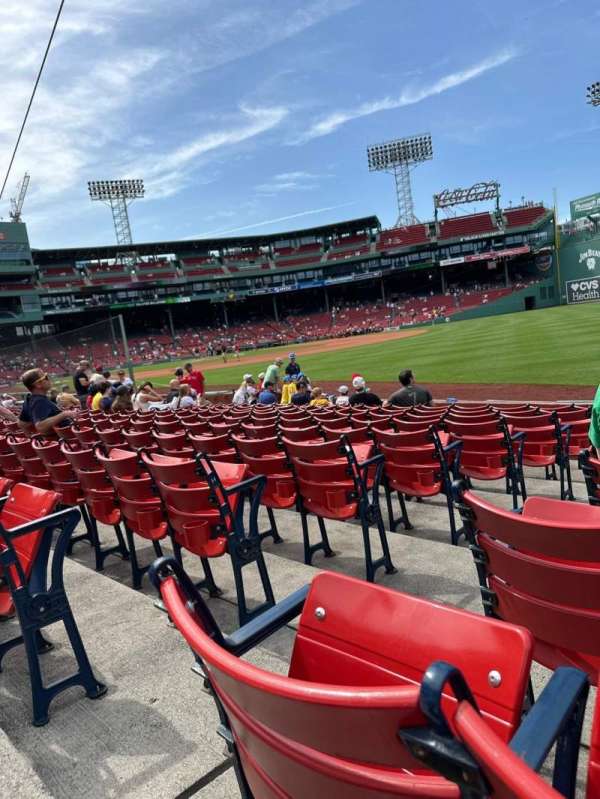 Fenway Park, section: Right Field Box 6, row: K, seat: 15