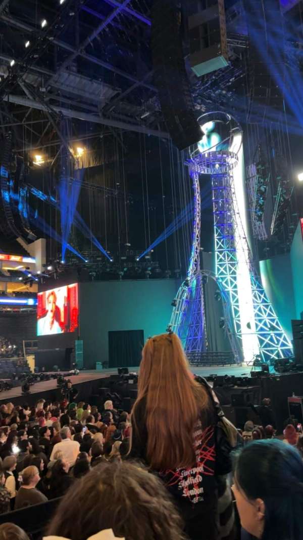 The O2, London, section: 111, row: G, seat: 357
