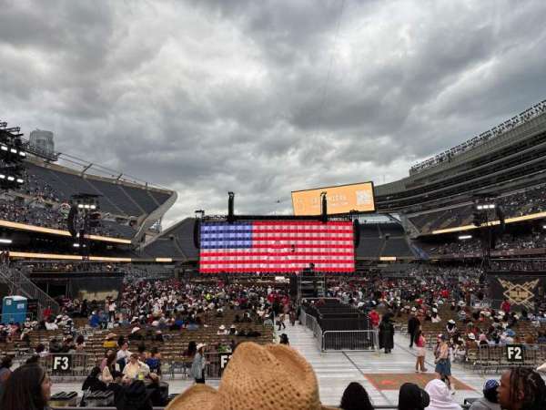 Soldier Field, section: 123, row: 7, seat: 12
