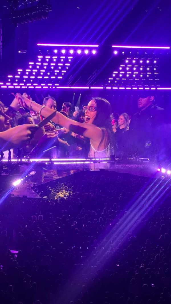 Spectrum Center, section: 102, row: bb, seat: 17