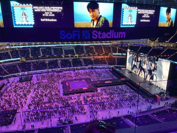 SoFi Stadium, section: 442, row: 2, seat: 2