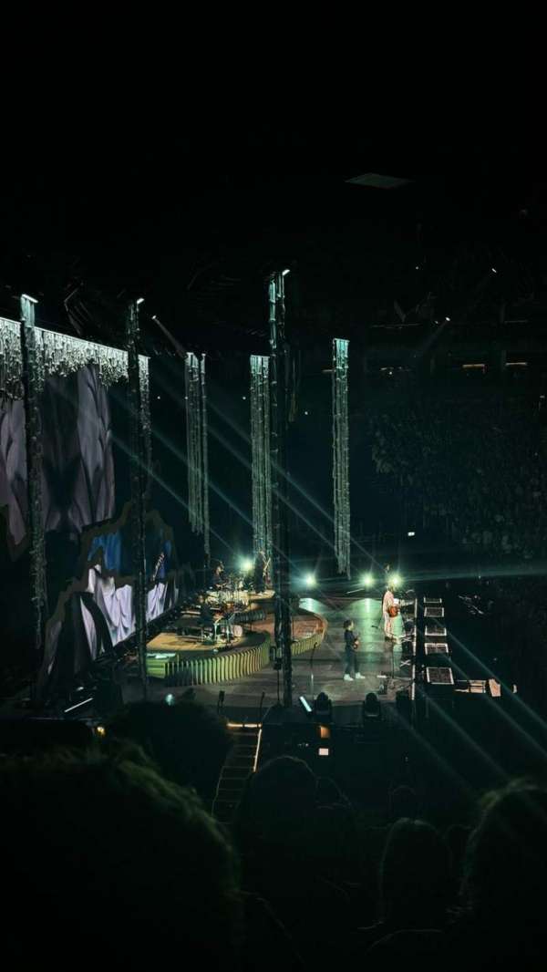 The O2, London, section: 118, row: V, seat: 13