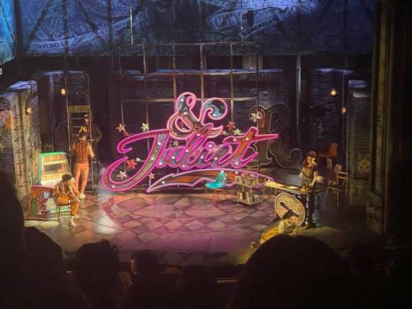 Shaftesbury Theatre, section: Grand Circle, row: L, seat: 14
