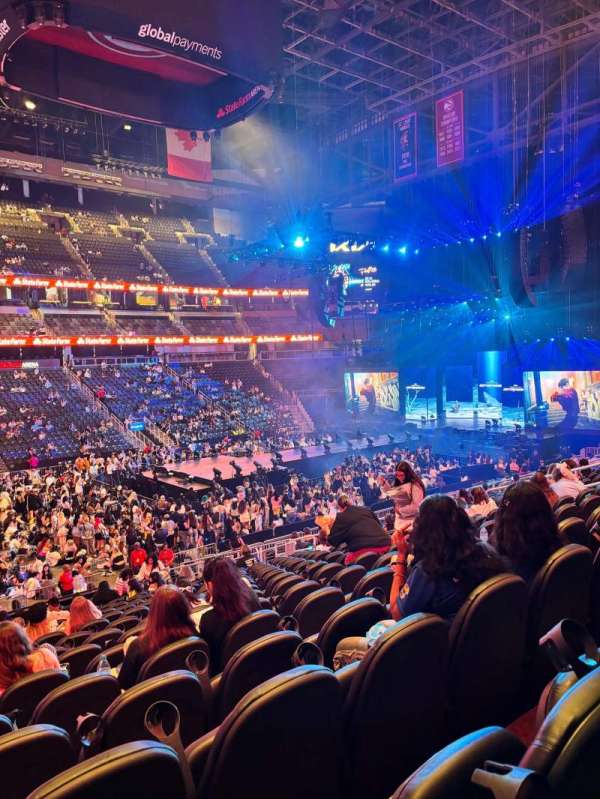 State Farm Arena, section: 109, row: W, seat: 18