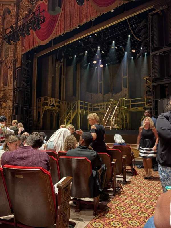 Ohio Theatre, Columbus, section: Orchestra 1, row: G, seat: 2