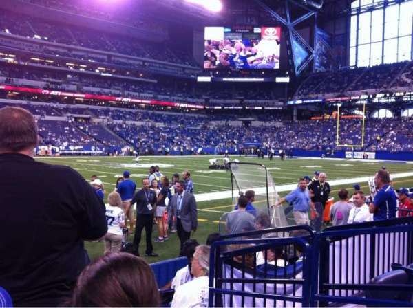 Lucas Oil Stadium, section: 116, row: 3, seat: 2