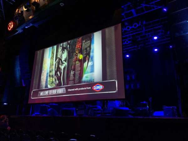 House Of Blues - Cleveland, section: 3, row: D, seat: 1
