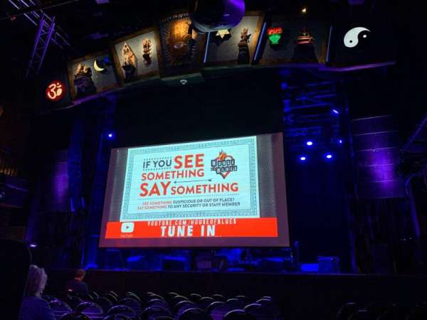 House Of Blues - Cleveland, section: 3, row: H, seat: 1