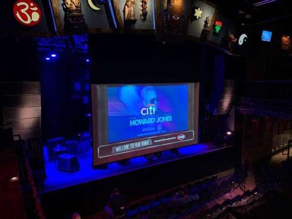 House Of Blues - Cleveland, section: Left, row: A, seat: 103