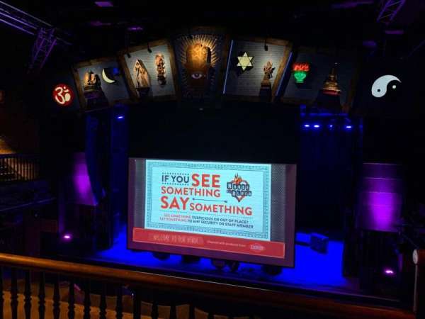 House Of Blues - Cleveland, section: Center, row: B, seat: 212