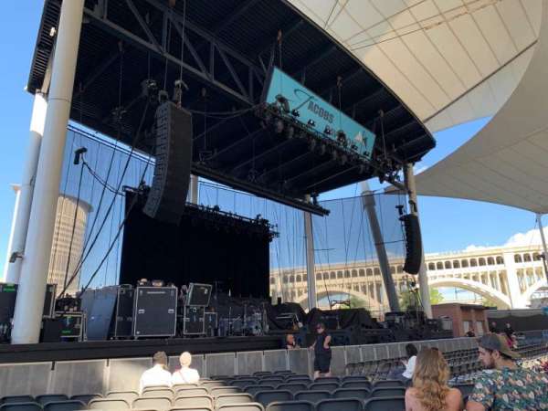 Jacobs Pavilion, section: 100, row: M, seat: 10