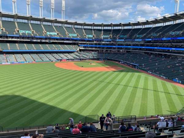 Progressive Field, section: 183, row: V, seat: 9