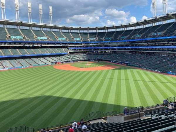 Progressive Field, section: 184, row: U, seat: 20