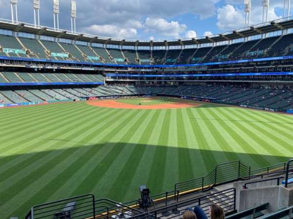 Progressive Field, section: 185, row: K, seat: 12
