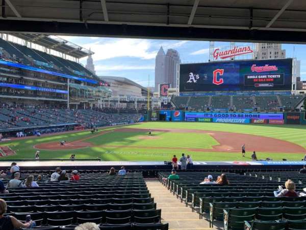 Progressive Field, section: 146, row: Z, seat: 5