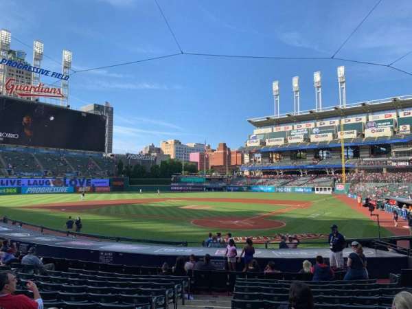 Progressive Field, section: 155, row: T, seat: 11