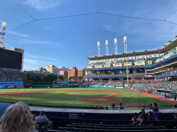 Progressive Field, section: 156, row: Q, seat: 7