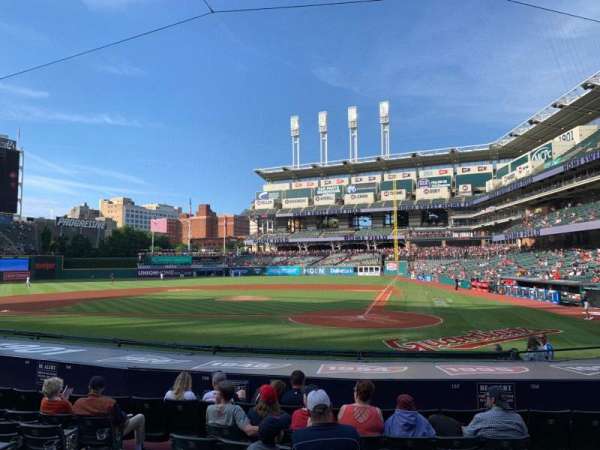Progressive Field, section: 157, row: R, seat: 3
