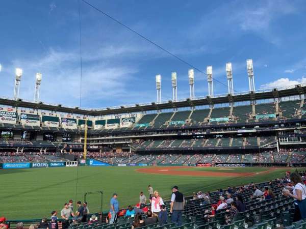 Progressive Field, section: 175, row: R, seat: 12