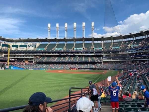 Progressive Field, section: 179, row: S, seat: 1