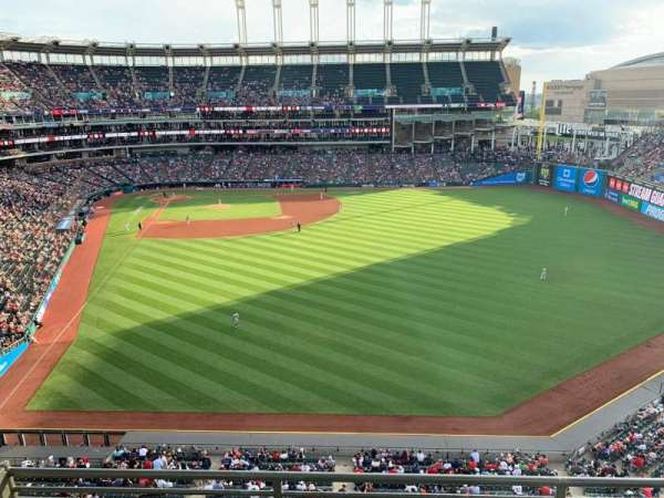 Progressive Field, section: 410, row: C, seat: 5