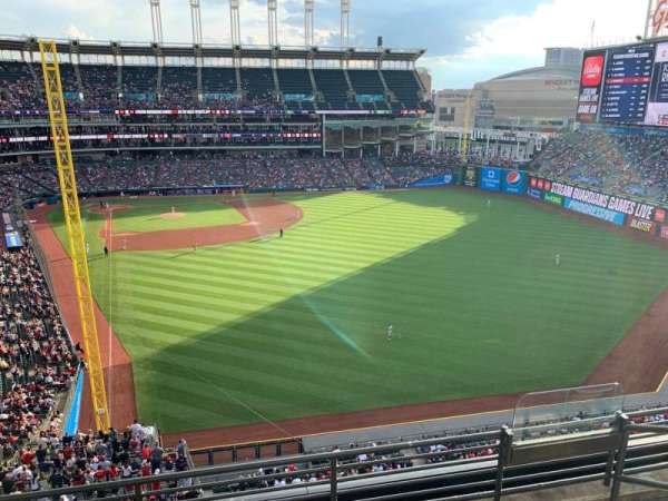 Progressive Field, section: 414, row: C, seat: 5