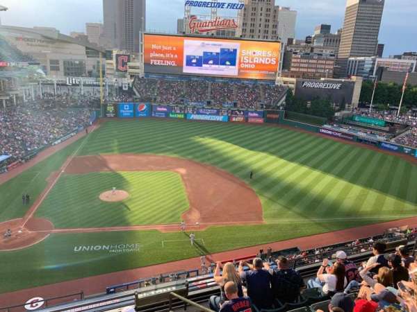 Progressive Field, section: 446, row: E, seat: 3